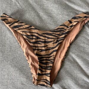 aerie tiger print bikini bottoms